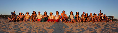 Photo: last picture of year on beach