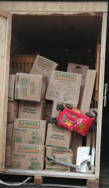 Photo of U-Box with boxes