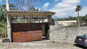 Photo: front gate Xico house
