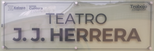 Photo: Teatro J.J. Herrera sign